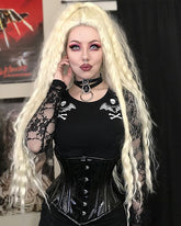 White Blonde Wavy Synthetic Lace Front Wig-Everyday Wigs